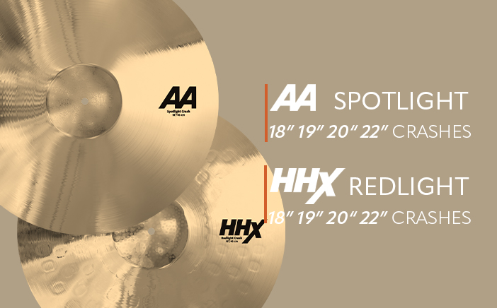 HHX REDLIGHT & AA SPOTLIGHT CRASH発売のお知らせ - パール楽器製造