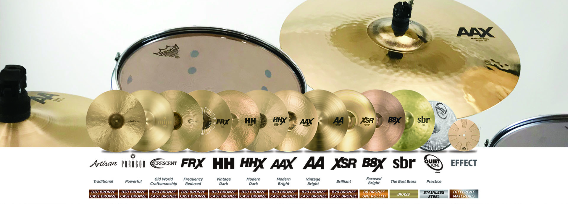 Sabian 公式サイト